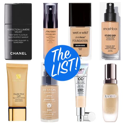 “The List” All The Foundations I’ve Reviewed from Best to Worst.